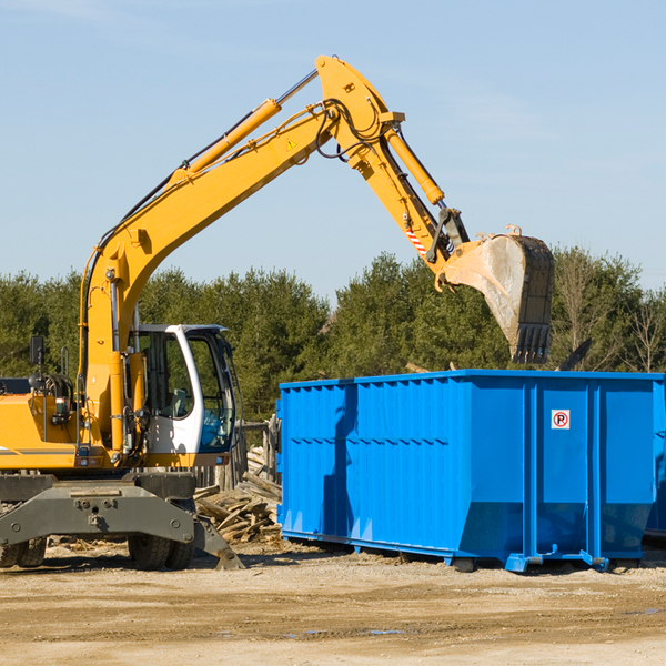 can i pay for a residential dumpster rental online in Willits California